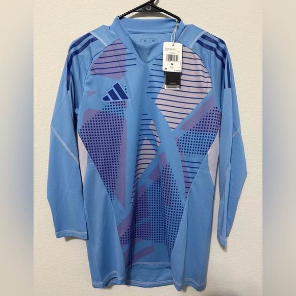 Adidas Tiro 24 Competition Goalkeeper Jersey Semi Blue IN0422 Men’s sz M - Picture 1 of 6